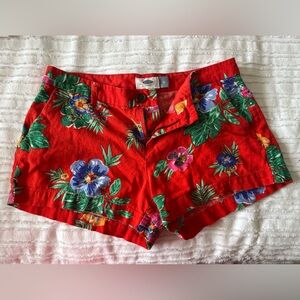 Old Navy Linen Floral Shorts sz 0